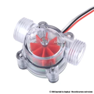 Przepływomierz GMR z elektroniką G1/2'' transparent