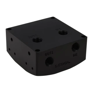 Alphacool Eisdecke D5 - Black Acetal G1/4 - (VPP655/TPP644/MCP655) V.3