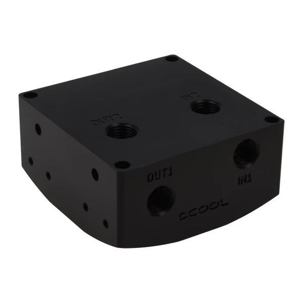 Alphacool Eisdecke D5 - Black Acetal G1/4 - (VPP655/TPP644/MCP655) V.3