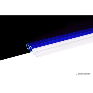 Alphacool HardTube 10/13mm plexi clear UV-Blue 60cm - 4pcs