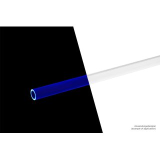 Alphacool HardTube 10/13mm plexi clear UV-blue 60cm