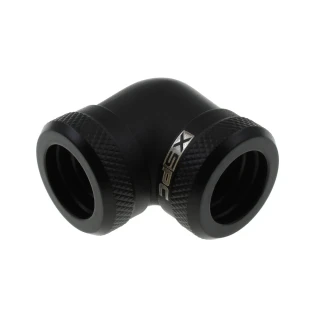 XSPC 14mm Rigid Tubing Elbow Fitting (Matte Black)