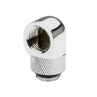 XSPC G1/4, 90 Degree Classic Rotary Fitting - Chrome