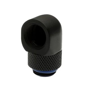 XSPC G1/4, 90 Degree Classic Rotary Fitting - Matte Black