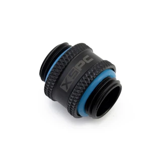 XSPC G1/4” Male to Male Rotary Fitting (Matte Black)