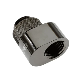 XSPC G1/4 Rotary 7mm Offset adapter - Black Chrome