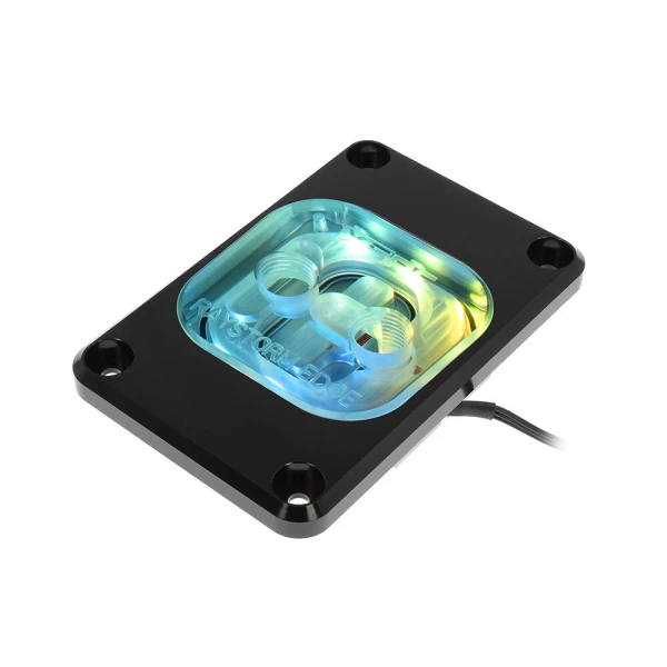 XSPC RayStorm EDGE aRGB CPU Waterblock AMD AM4 / AM5 - Black