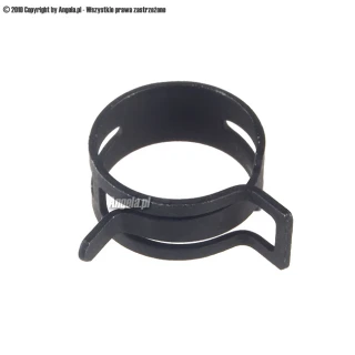 Zacisk na wąż 19-22mm metalowy czarny